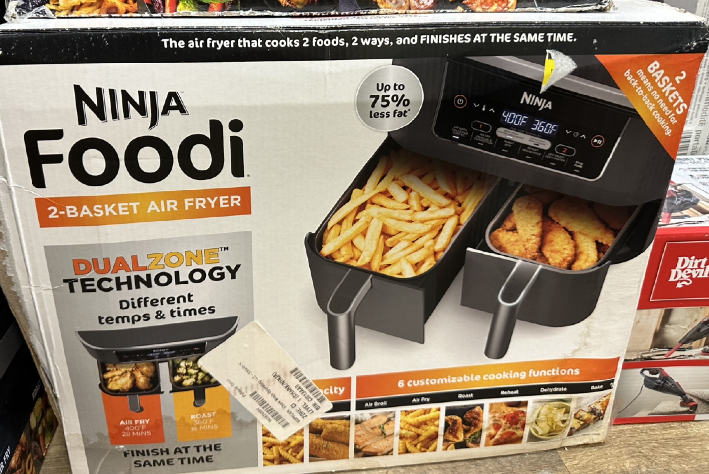 Ninja Foodi 2-Basket Air Fryer