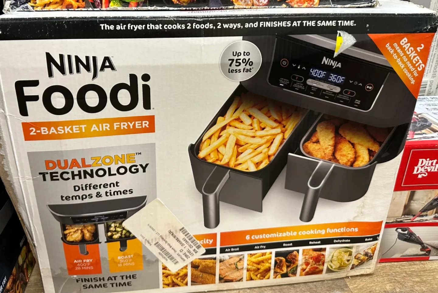 Ninja Foodi 2-Basket Air Fryer thumbnail