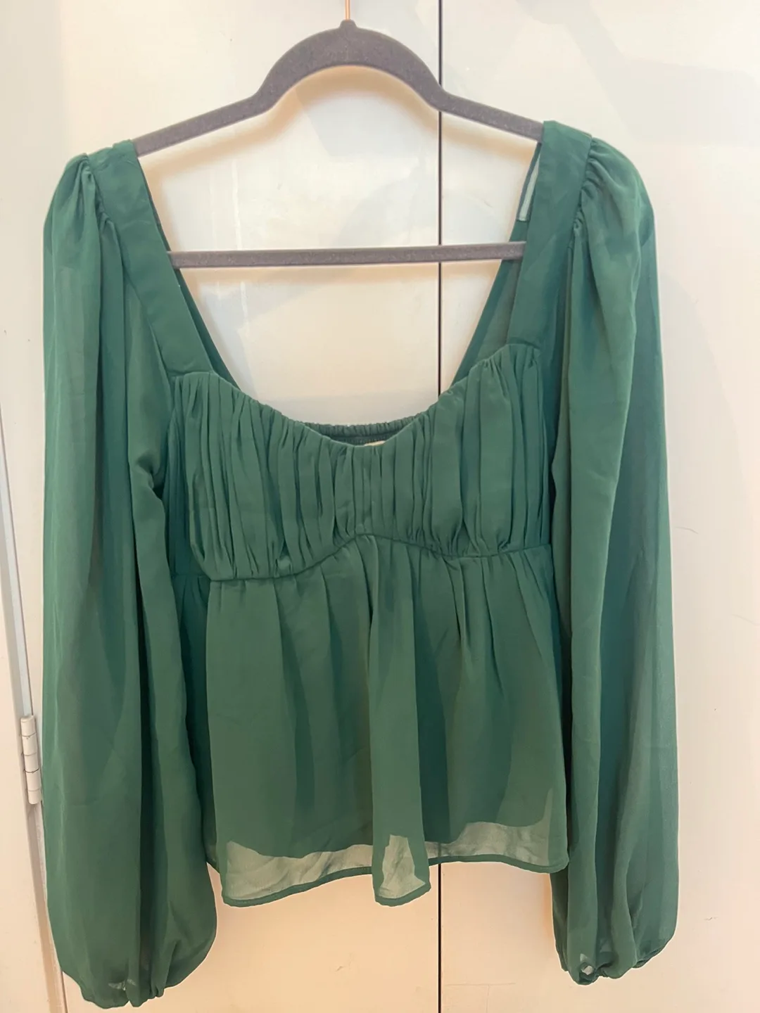 Never worn Abercrombie & Fitch Green Blouse thumbnail