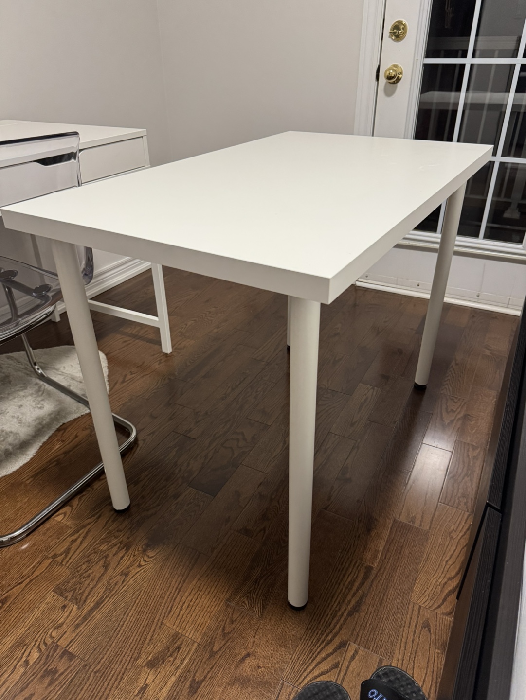 IKEA LINNMON/ADILS White Table 55 dollar
