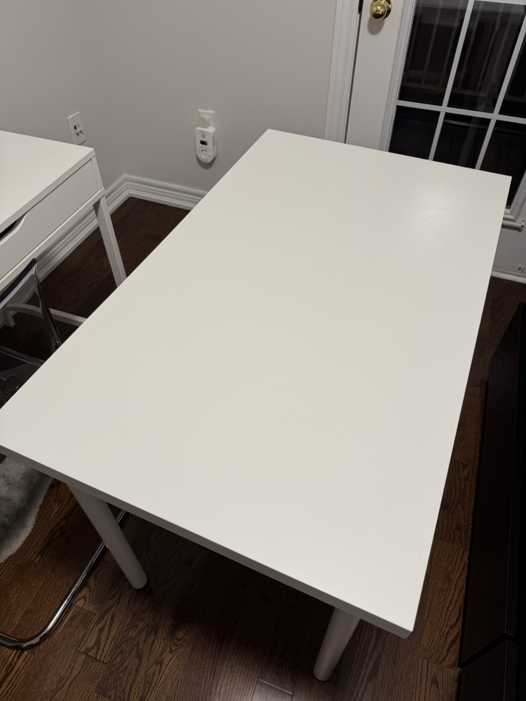 IKEA LINNMON/ADILS White Table 55 dollar - photo 2
