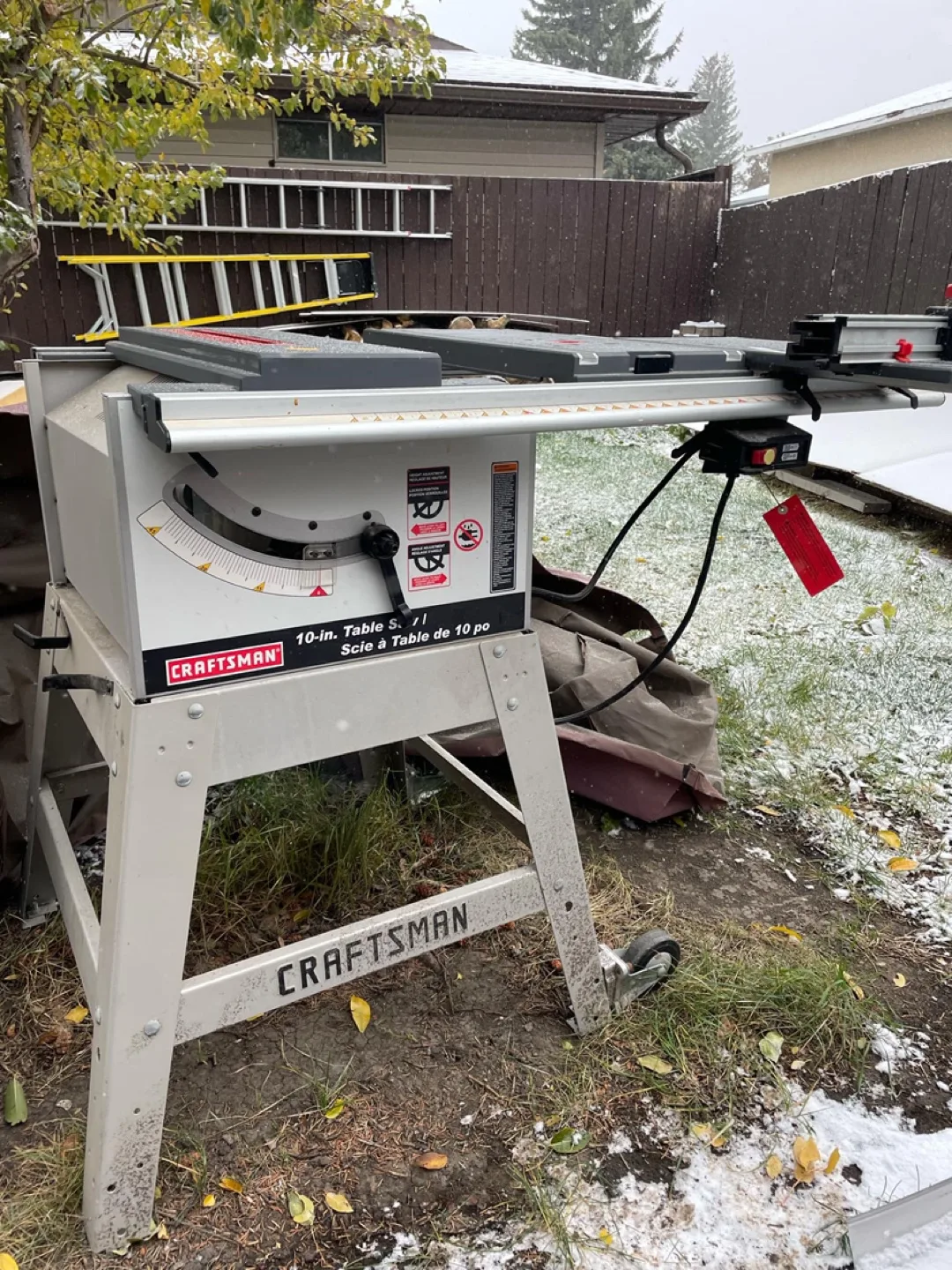Craftsman 10 inch table saw thumbnail