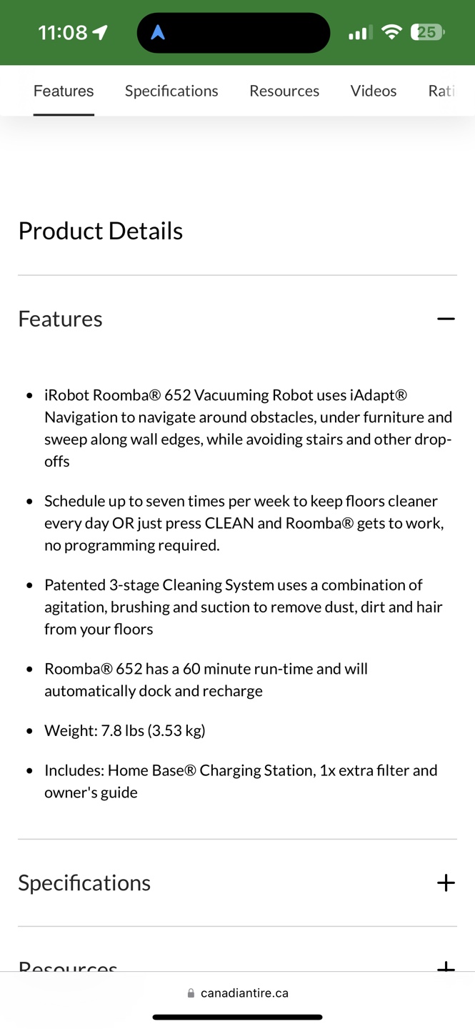 iRobot Roomba 652 Vacuuming Robot - photo 4