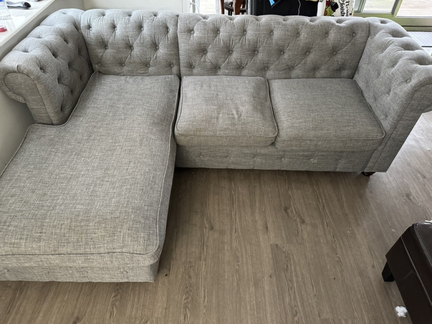 Free grey couch - photo 2