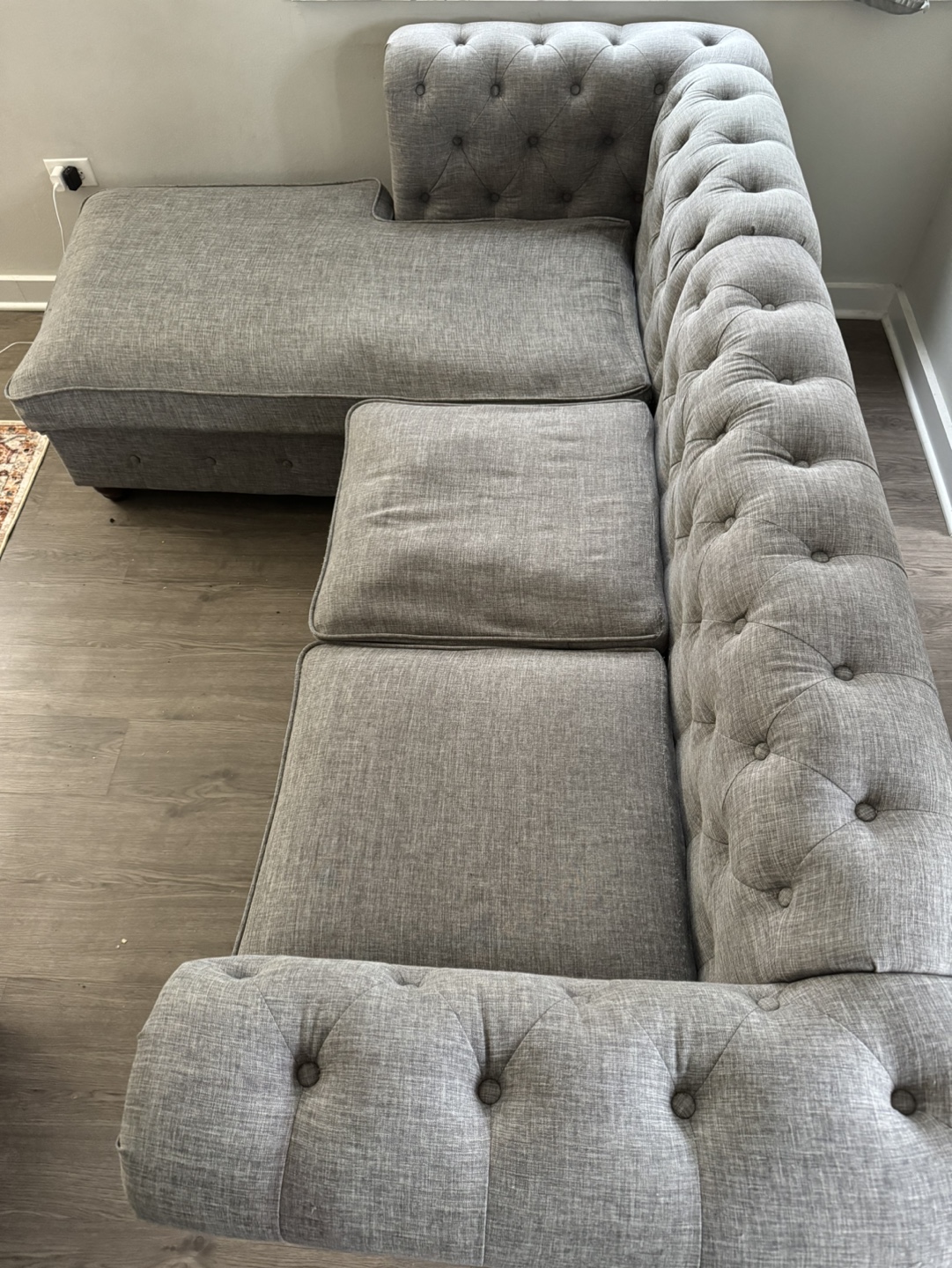 Free grey couch - photo 3
