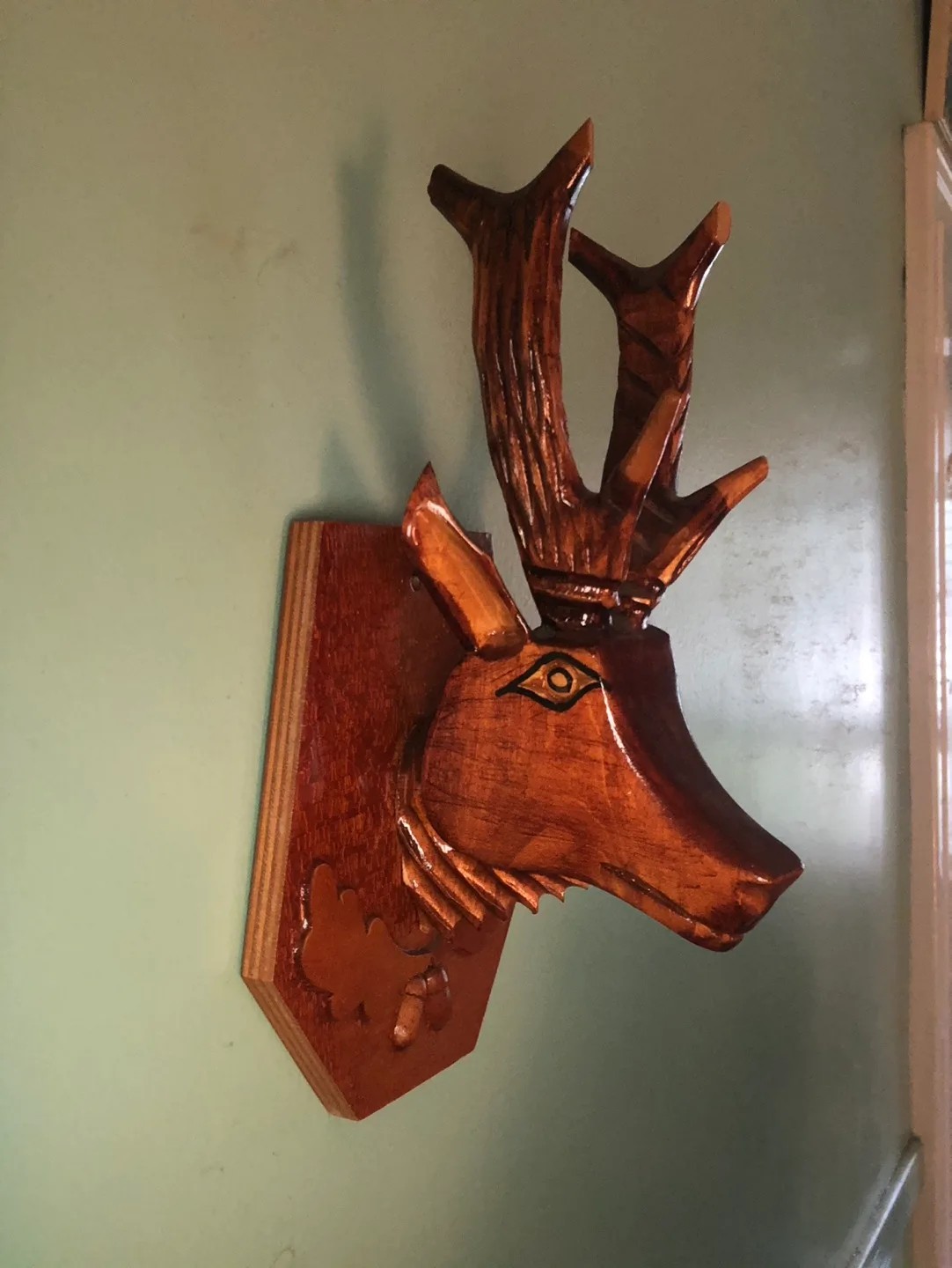 Hand-Carved Wooden Deer - Made in Ukraine thumbnail