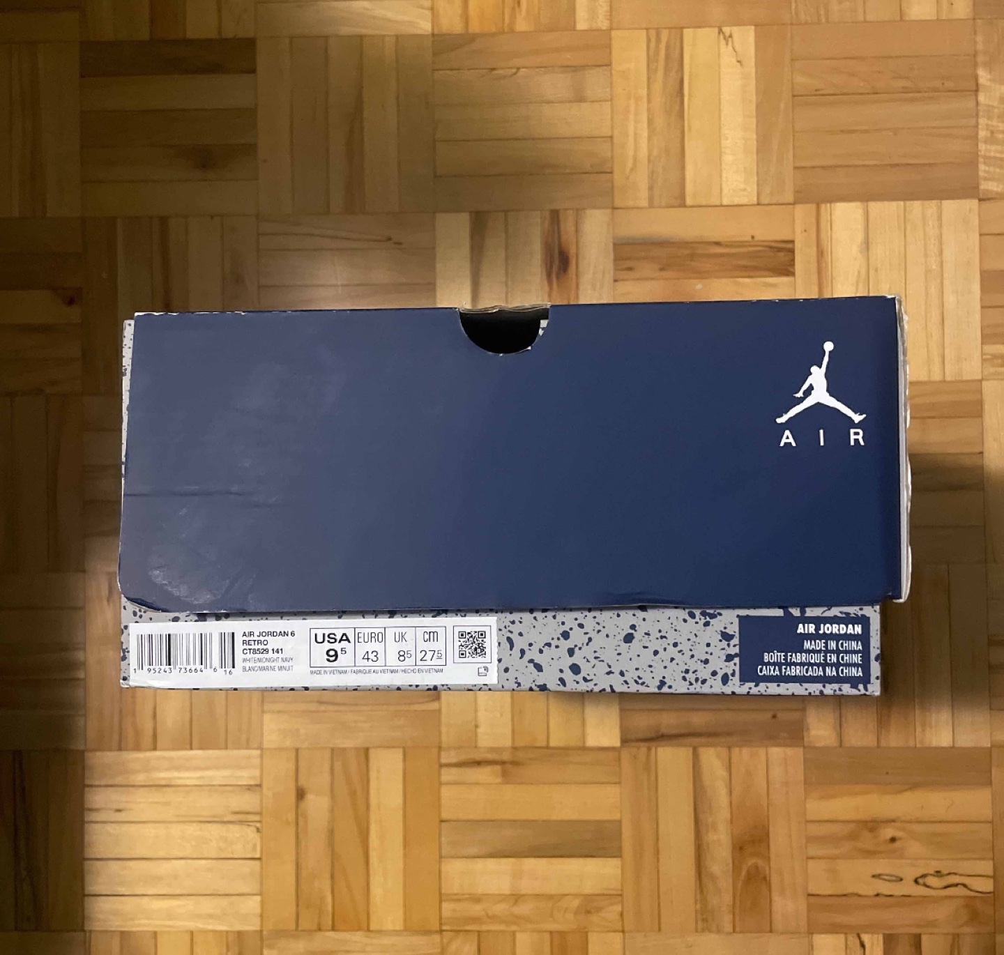 Air Jordan 6 Retro - White/Midnight Navy - photo 3