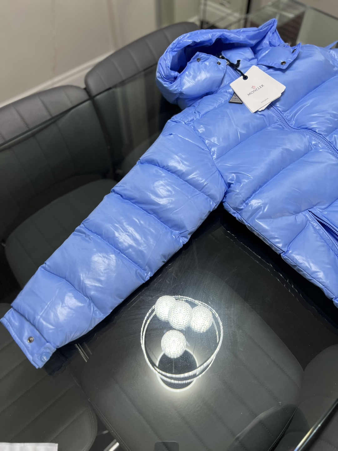 *BRAND NEW* Moncler Maya Matte Jacket (Blue) - photo 2