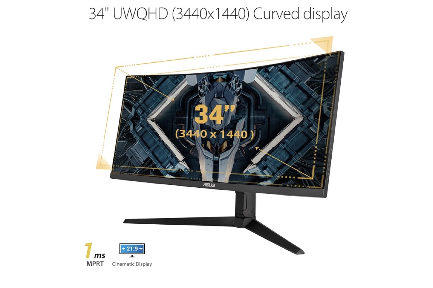 ASUS TUF Gaming VG34VQL1B 34-inch Curved Monitor - photo 4