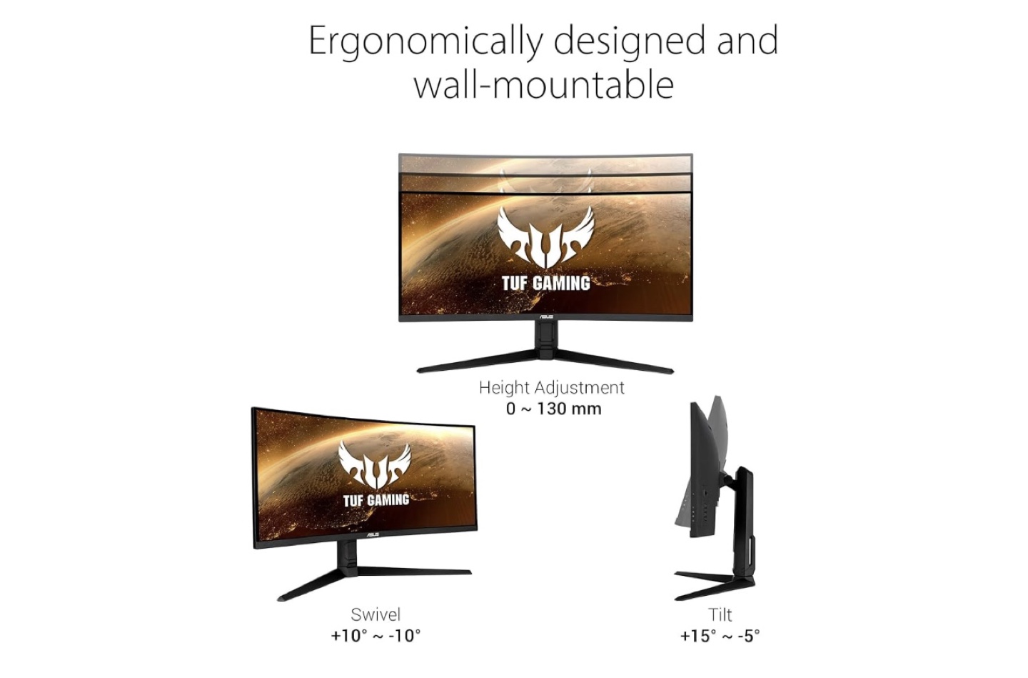 ASUS TUF Gaming VG34VQL1B 34-inch Curved Monitor - photo 3