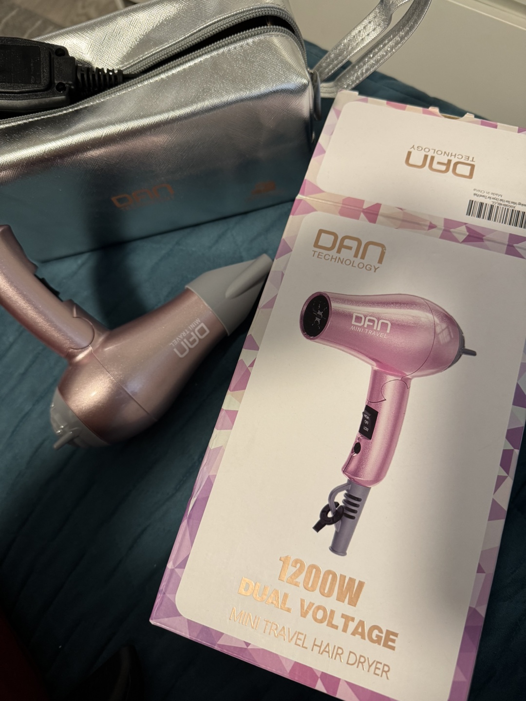 Dan Dual Voltage Mini Travel Hair Dryer