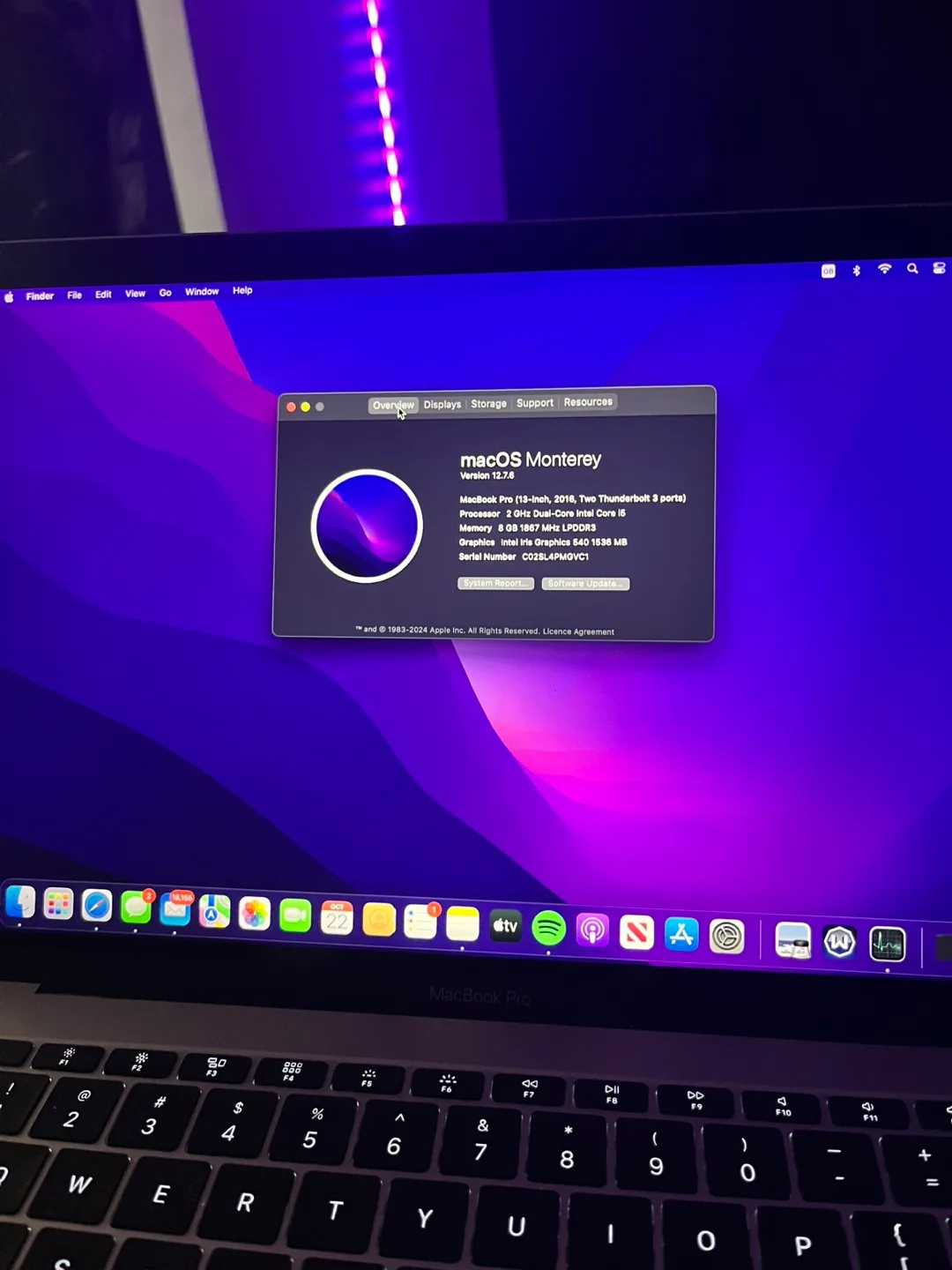 MacBook Pro 13-inch (2016) thumbnail