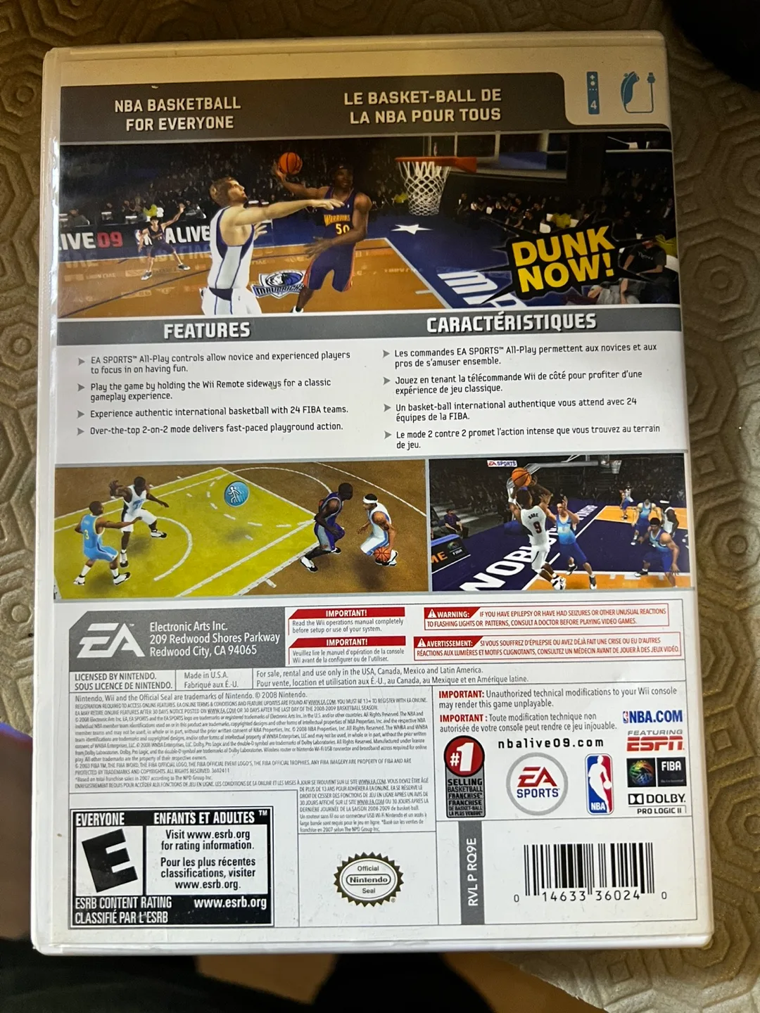NBA Live 09 All-Play Wii Game image indicator(2)
