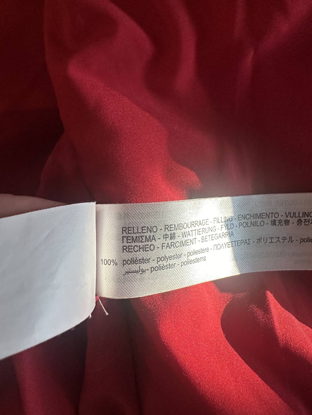 Zara Red Puffer Cropped Jacket - Size S - photo 5