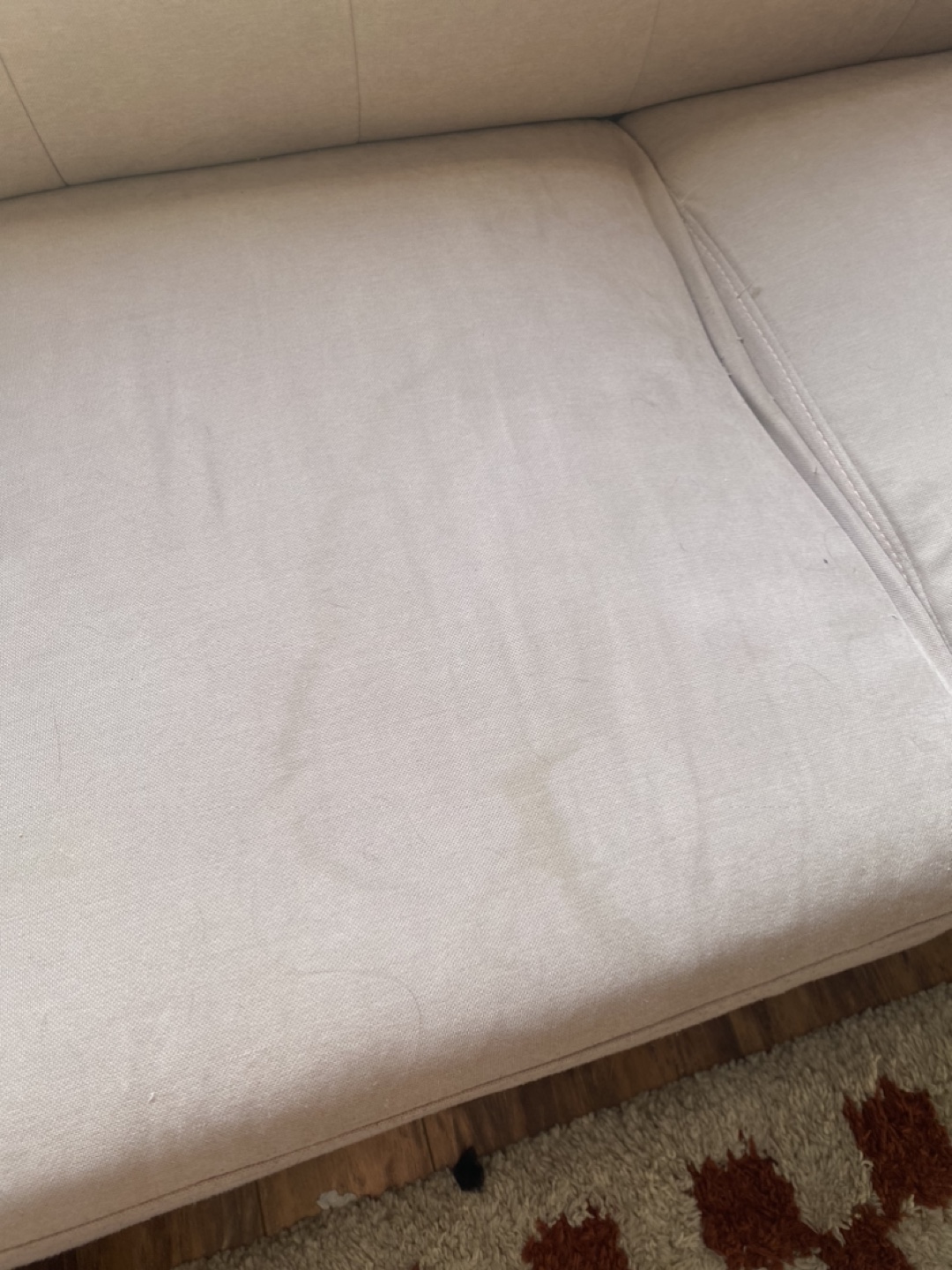 Pale Pink Sectional Sofa - photo 5