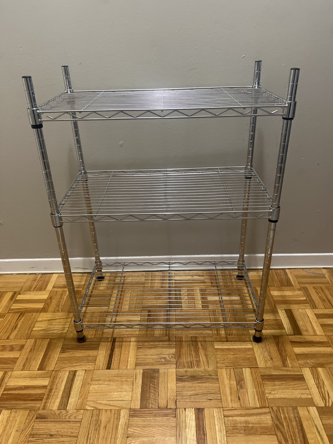 3-Tier Metal Shelving Unit