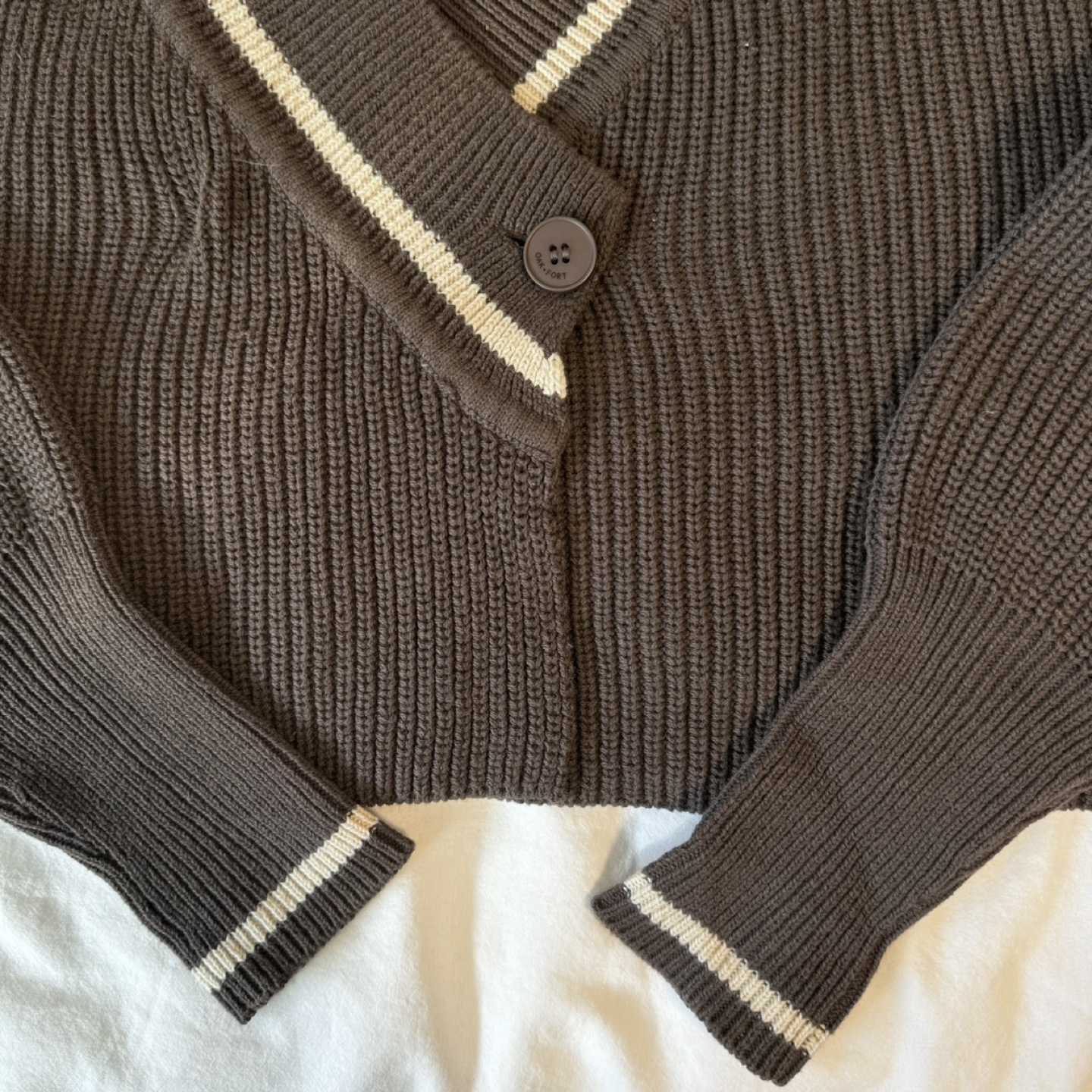 Women's Oak&Fort Cropped Knit - Brown - photo 4