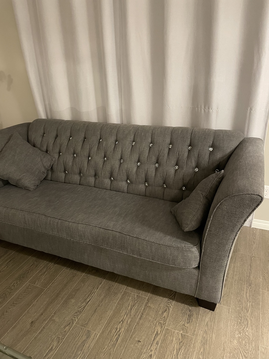 Grey  Sofa and love seat