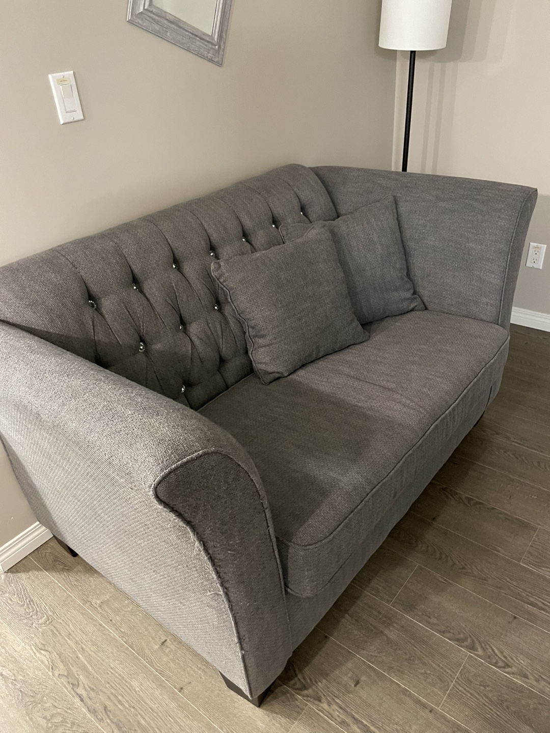 Grey  Sofa and love seat - photo 2