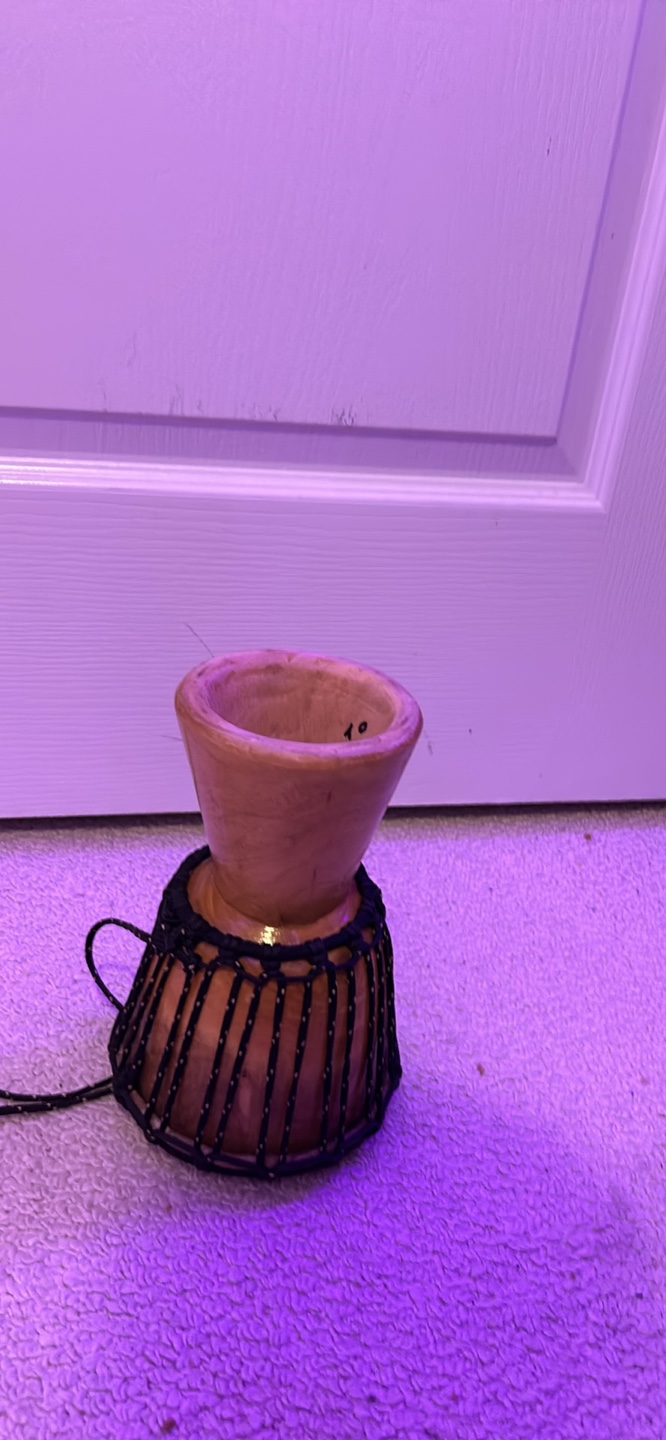 Small Wooden Djembe - photo 2