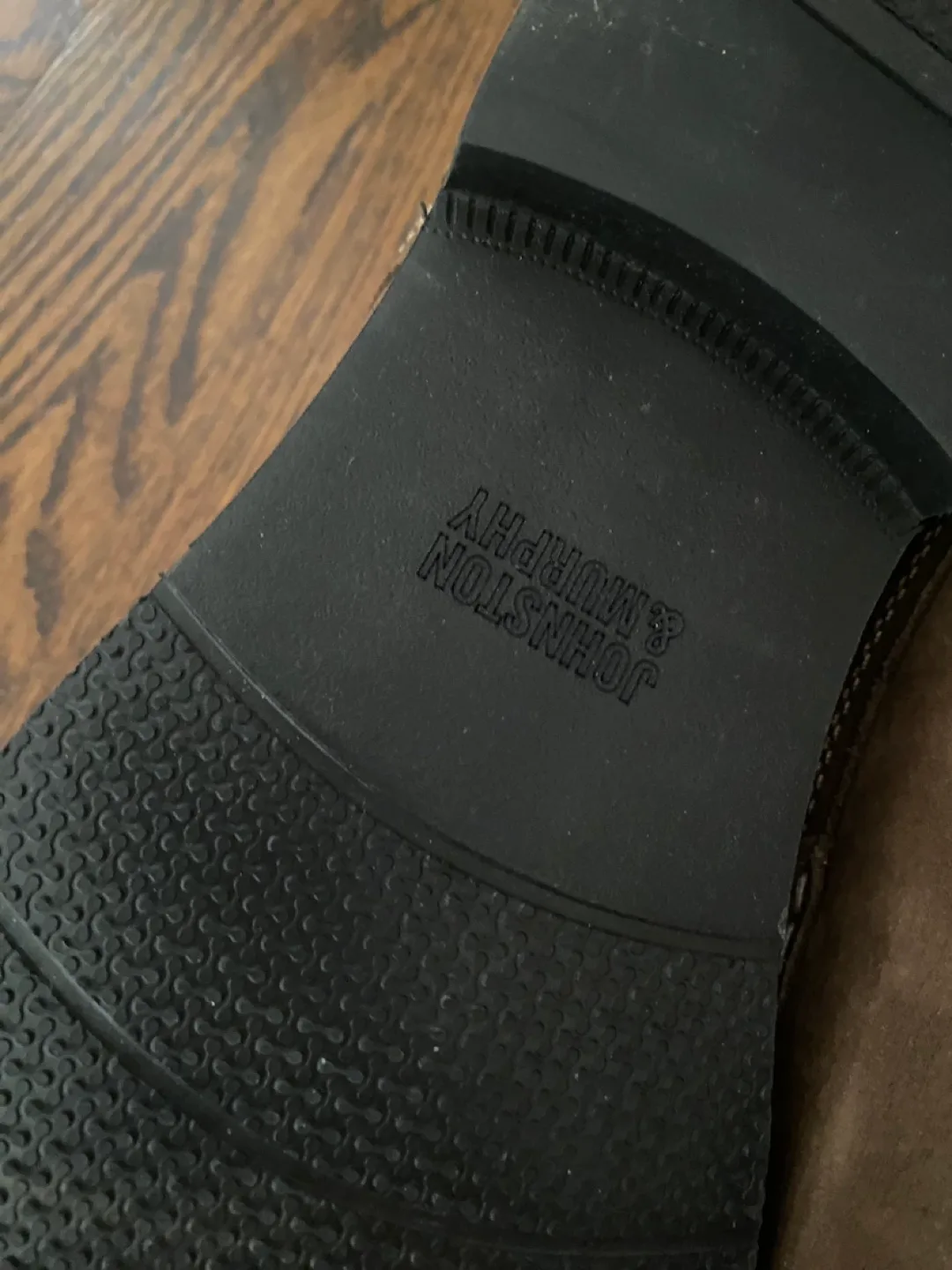 Johnston & Murphy Men's Brown Suede Lace Up Shoes image indicator(5)