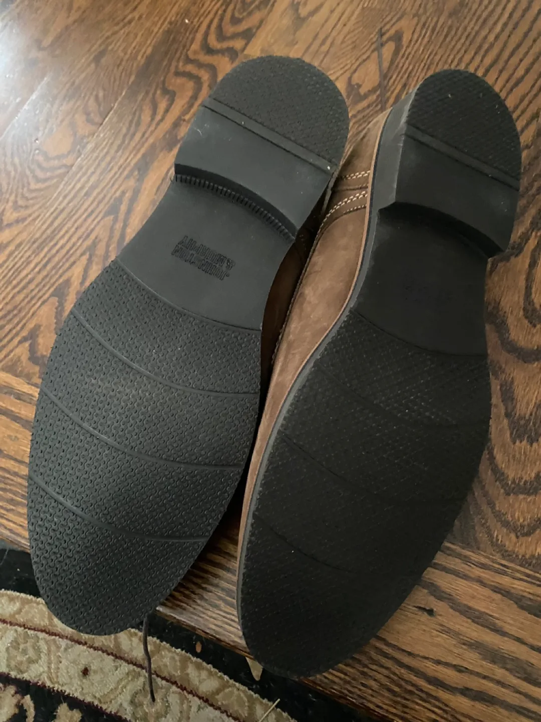 Johnston & Murphy Men's Brown Suede Lace Up Shoes image indicator(4)