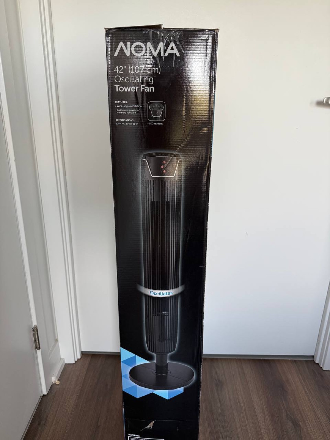 Noma 42 inch Oscillating Tower Fan