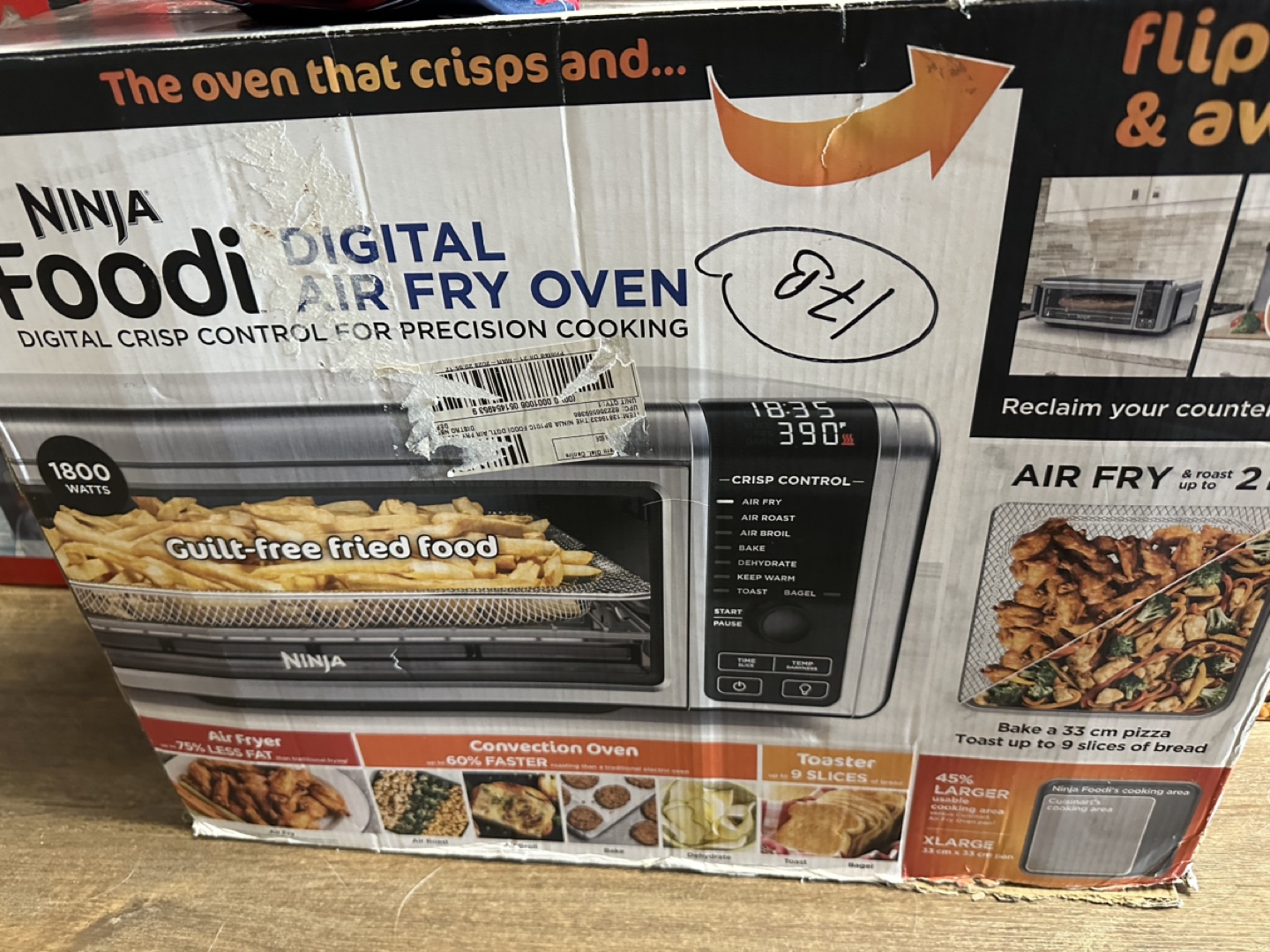 Ninja Foodi Digital Air Fry Oven