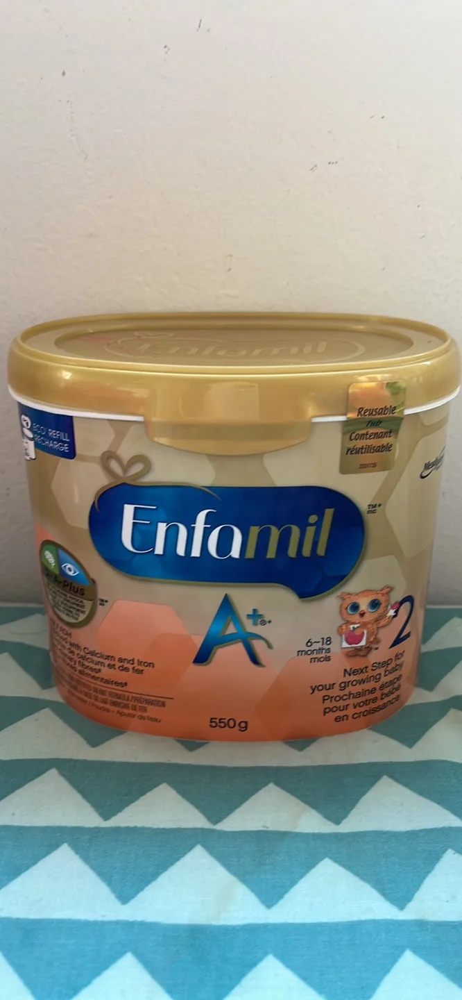 Enfamil A+ Stage 2 Baby Formula 550g thumbnail