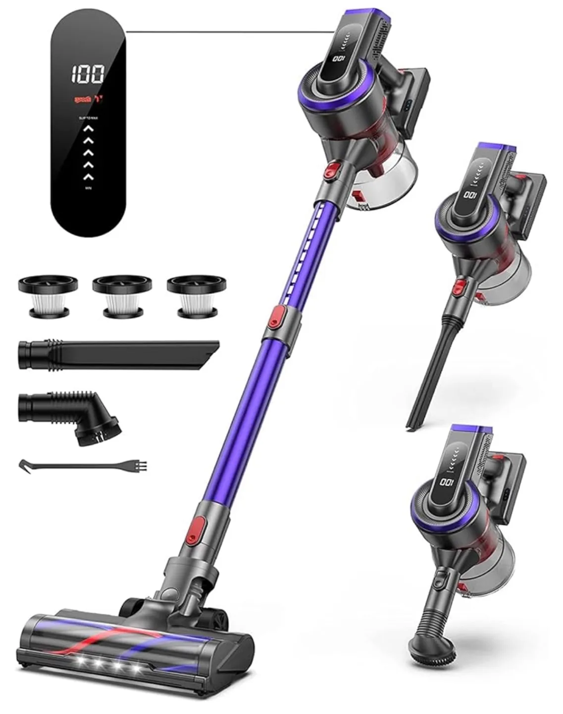BUTURE Cordless Stick Vacuum Cleaner image indicator(4)
