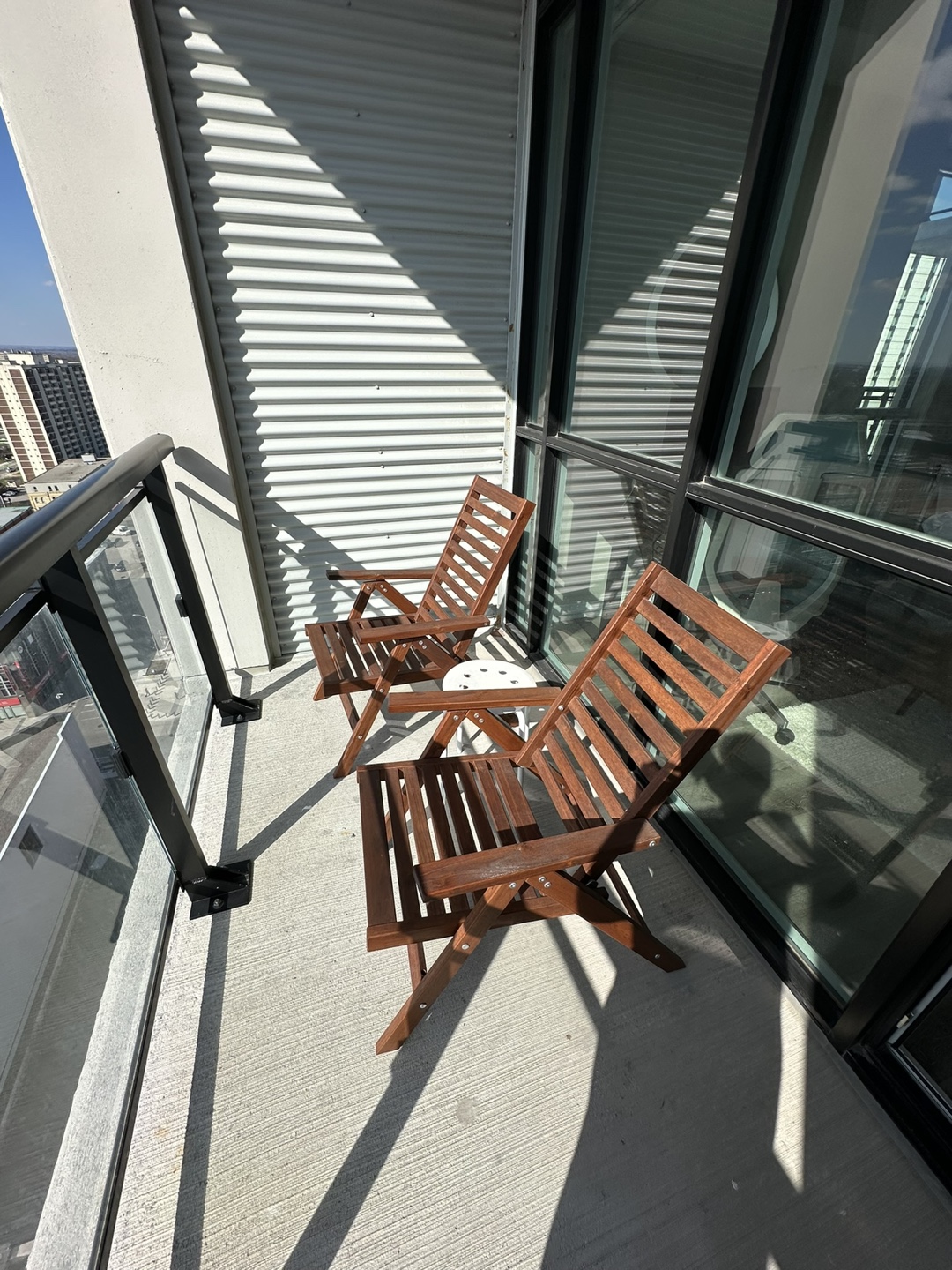 Two Patio Chairs and side table - photo 2