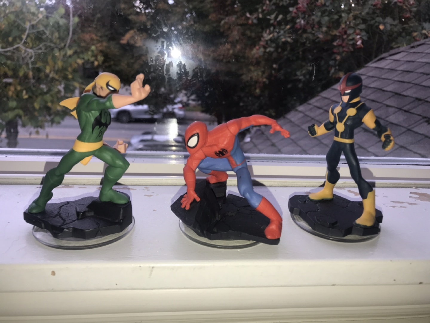 Disney Infinity Marvel Figures SpiderMan Iron Fist Nova - photo 2