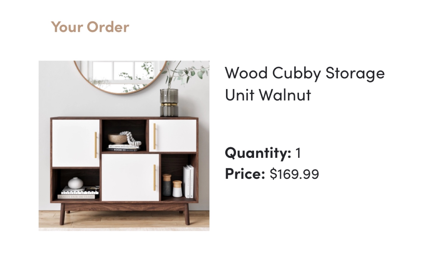 Nathan James Cubby Storage - Walnut - photo 3