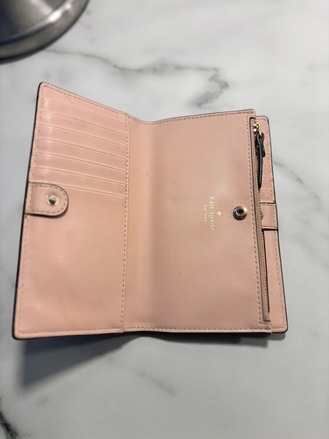 Kate Spade Black Leather Wallet image indicator(2)