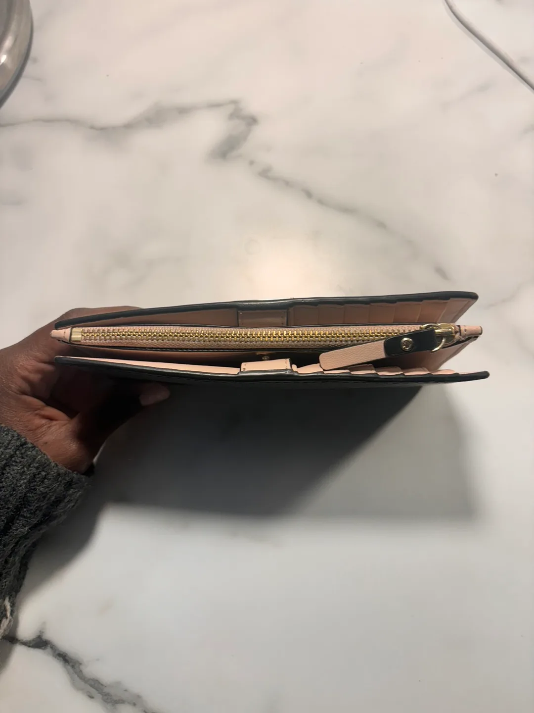 Kate Spade Black Leather Wallet image indicator(4)