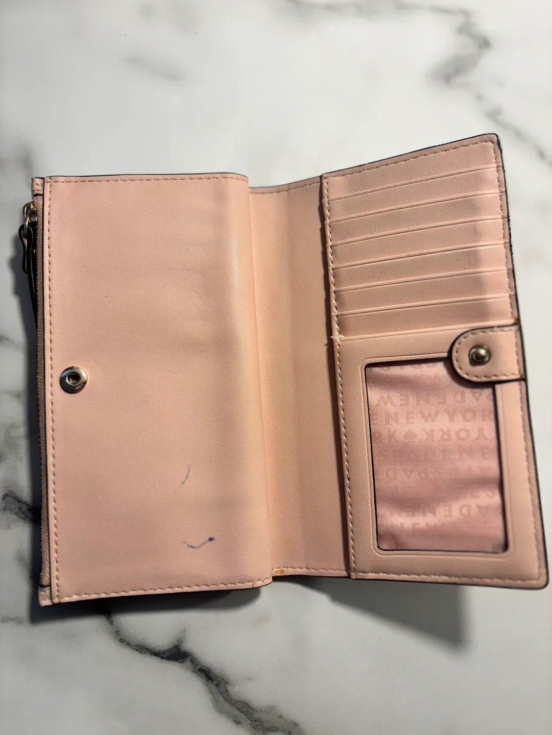 Kate Spade Black Leather Wallet image indicator(3)