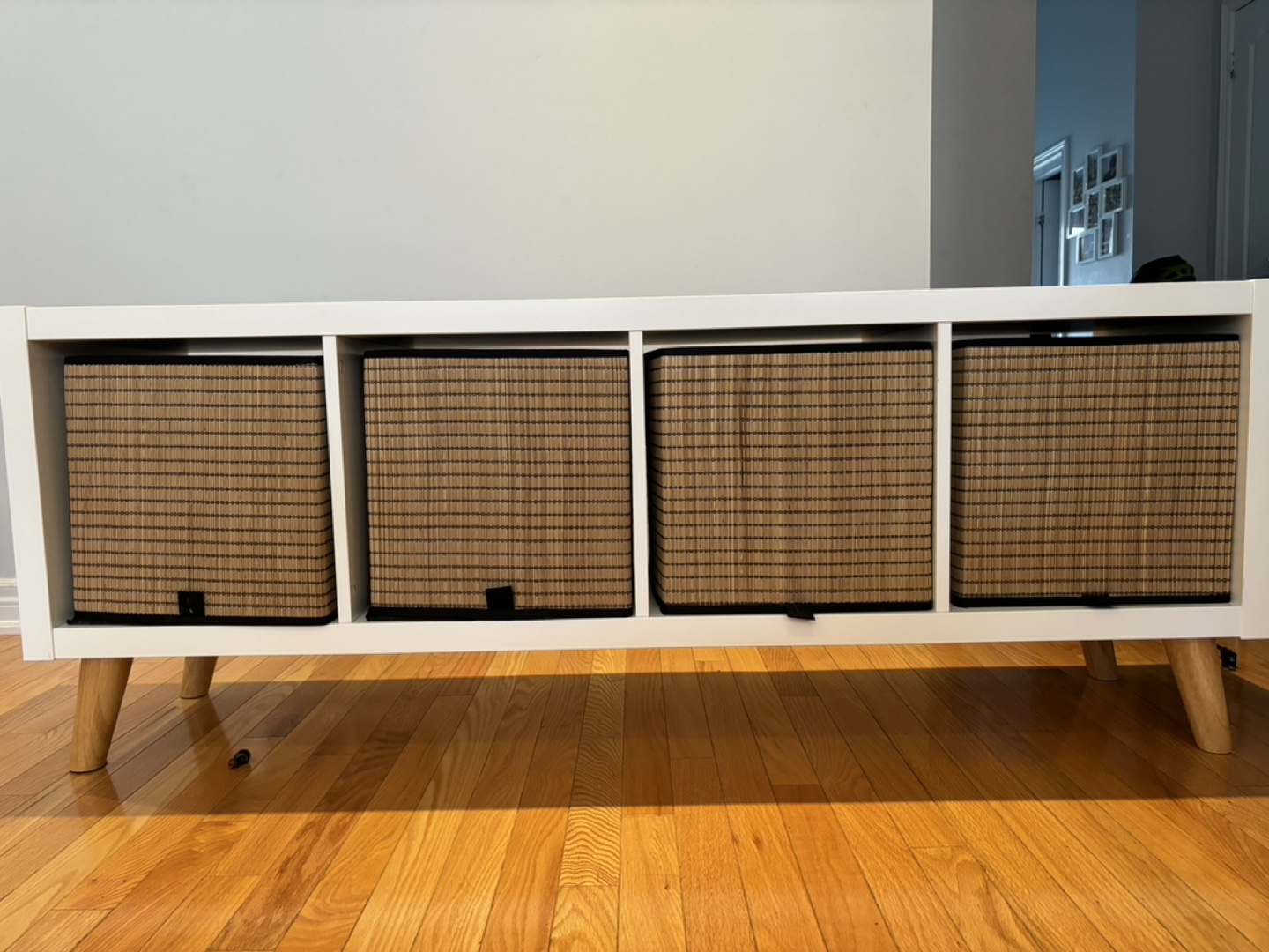 テレビ K family IKEA Kallax 4 Cube Shelf | Karrot