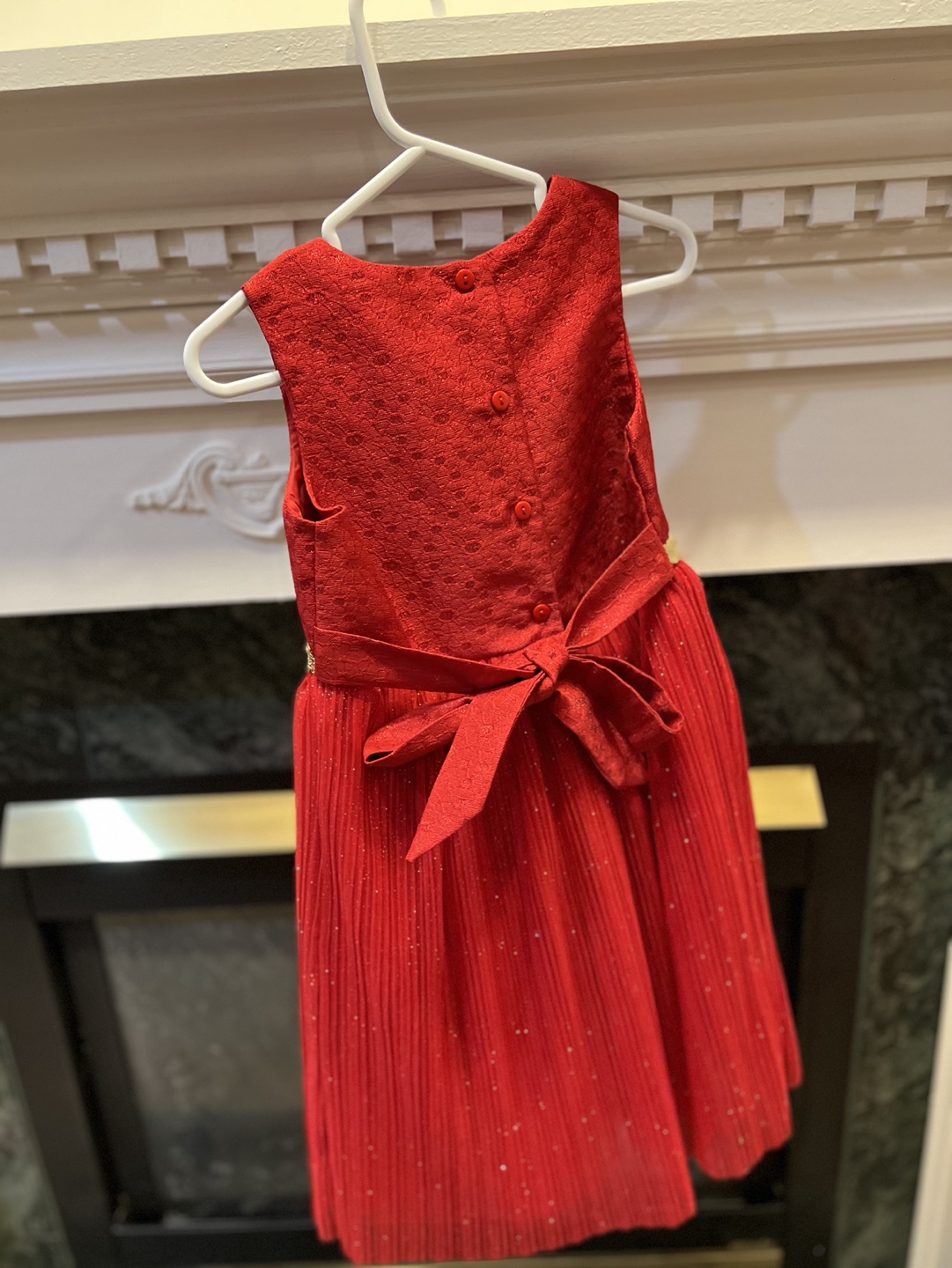 Red Dress with Fur Bolero kids 6X Tahari brand - photo 5