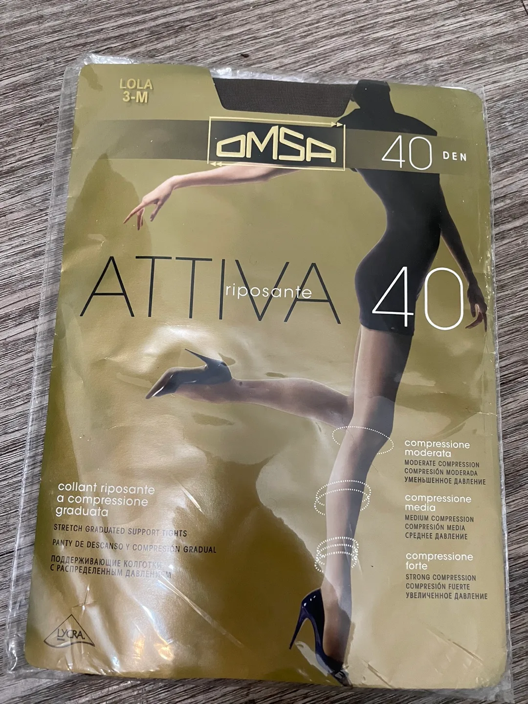 Dark chocolate 3-M tights thumbnail