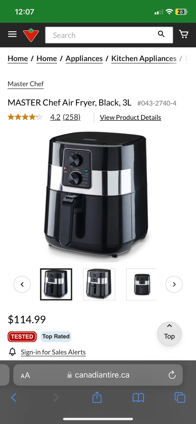 Master Chef Air Fryer thumbnail