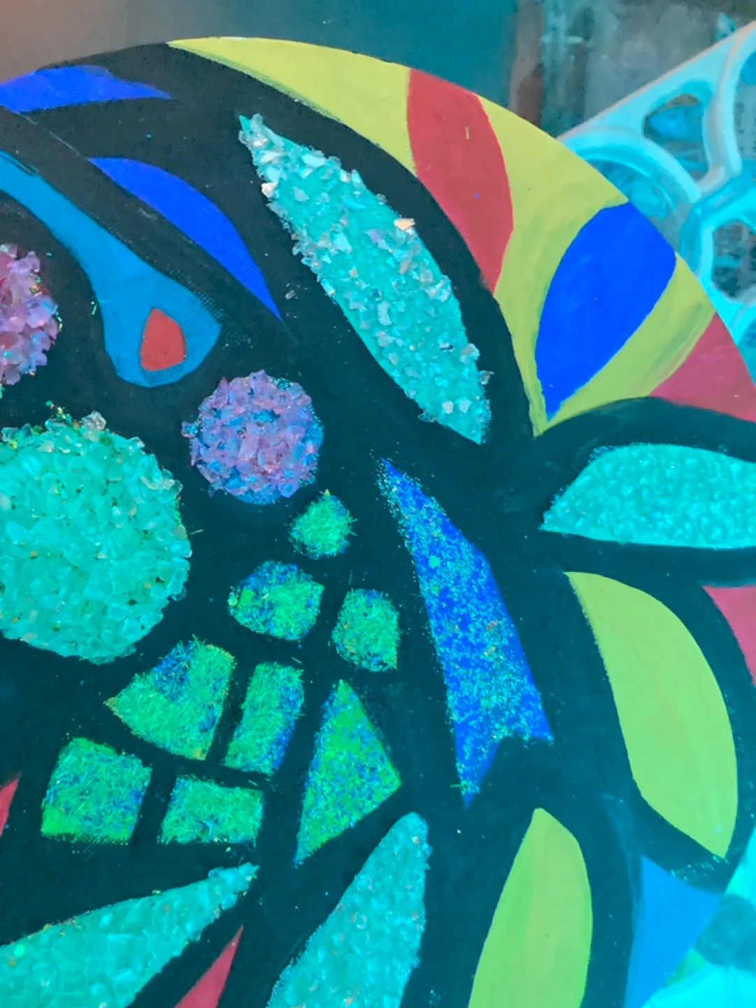 Unique Sparkly Acrylic Painting image indicator(3)