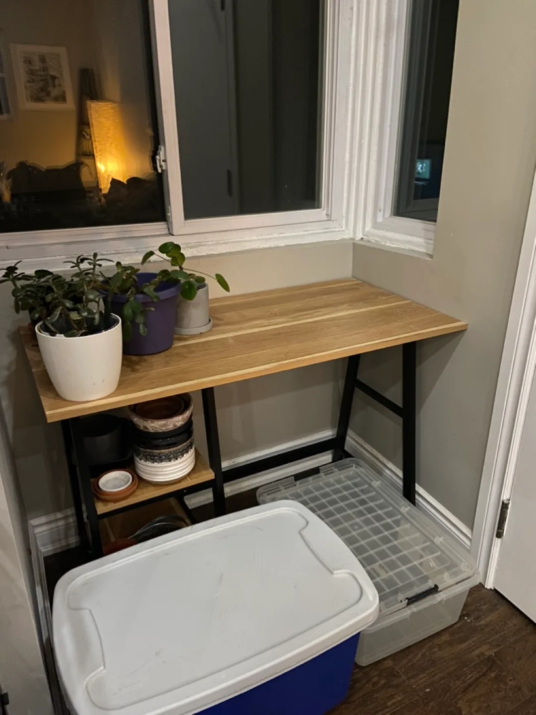 Computer Desk with Storage Shelves thumbnail