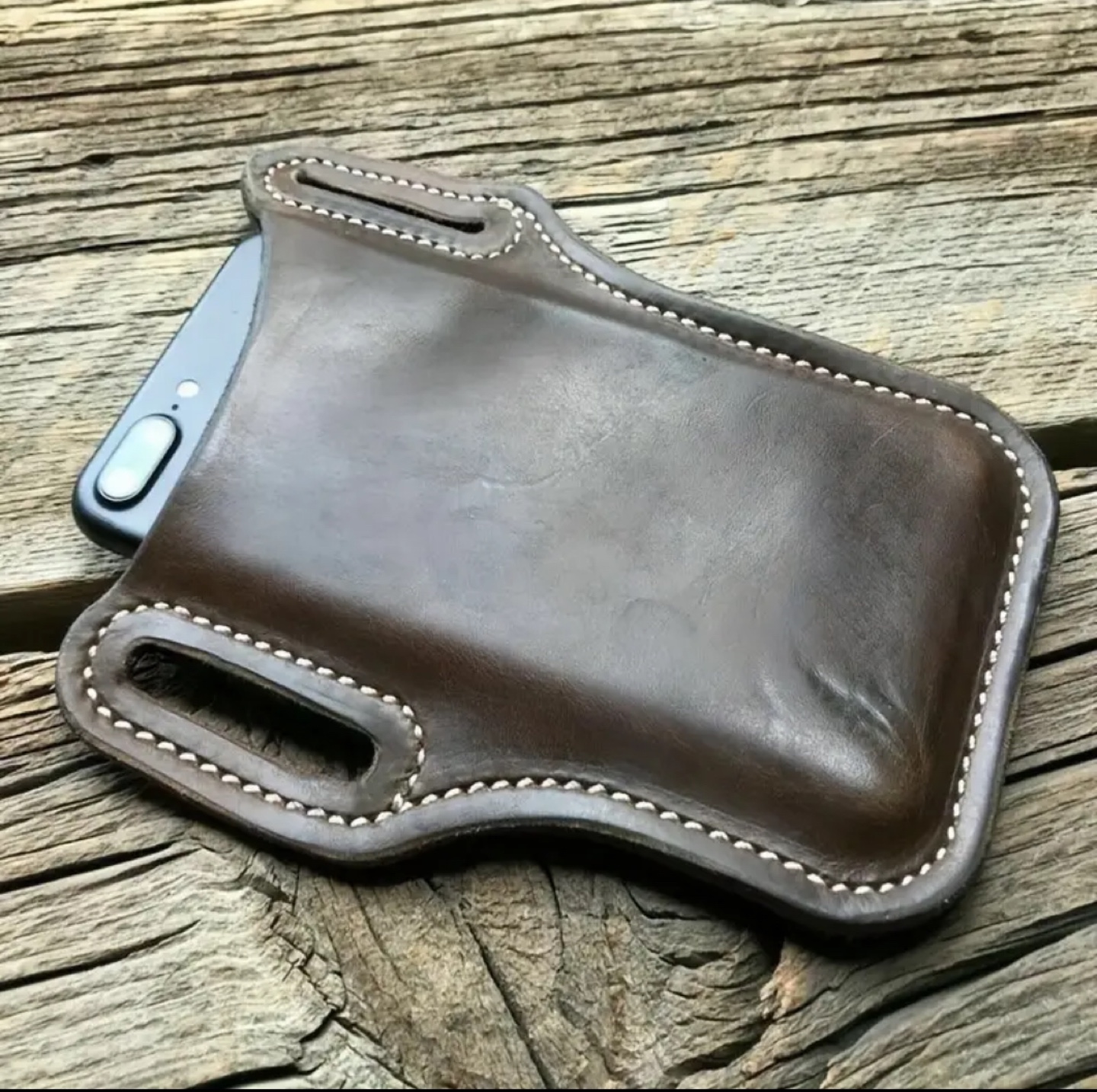 Leather Phone Holster Belt Clip - photo 2