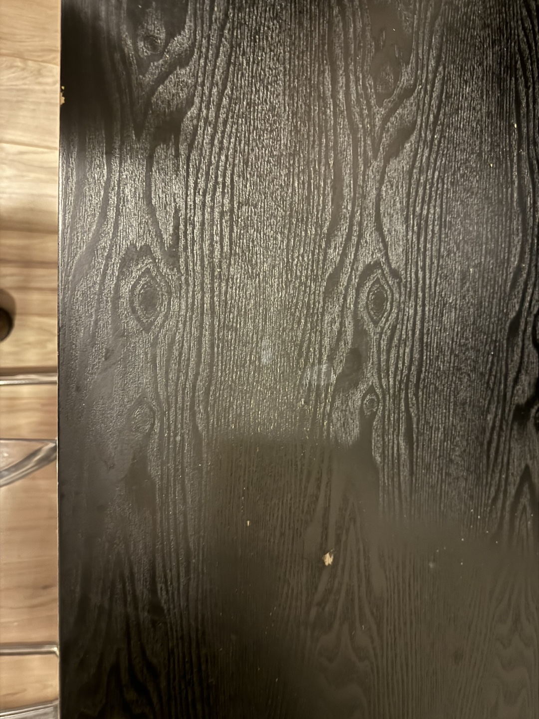 Black Desk with Chrome Legs - photo 4