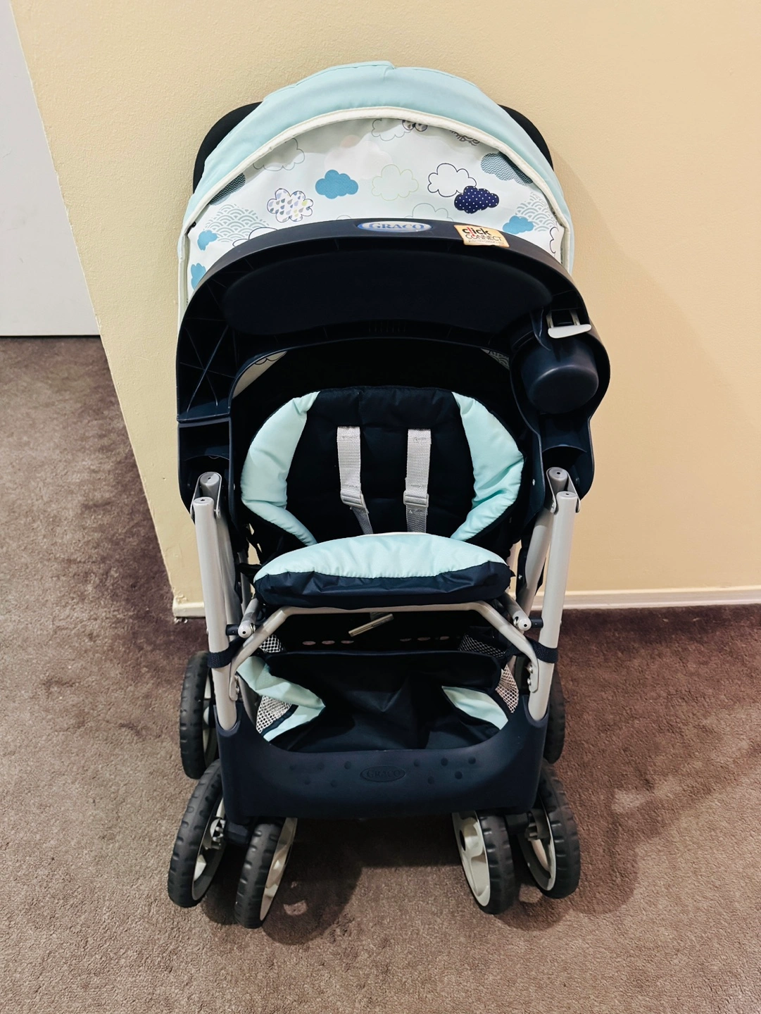 Graco Comfy Cruiser Graco Blue Stroller Graco Comfy Cruiser Travel