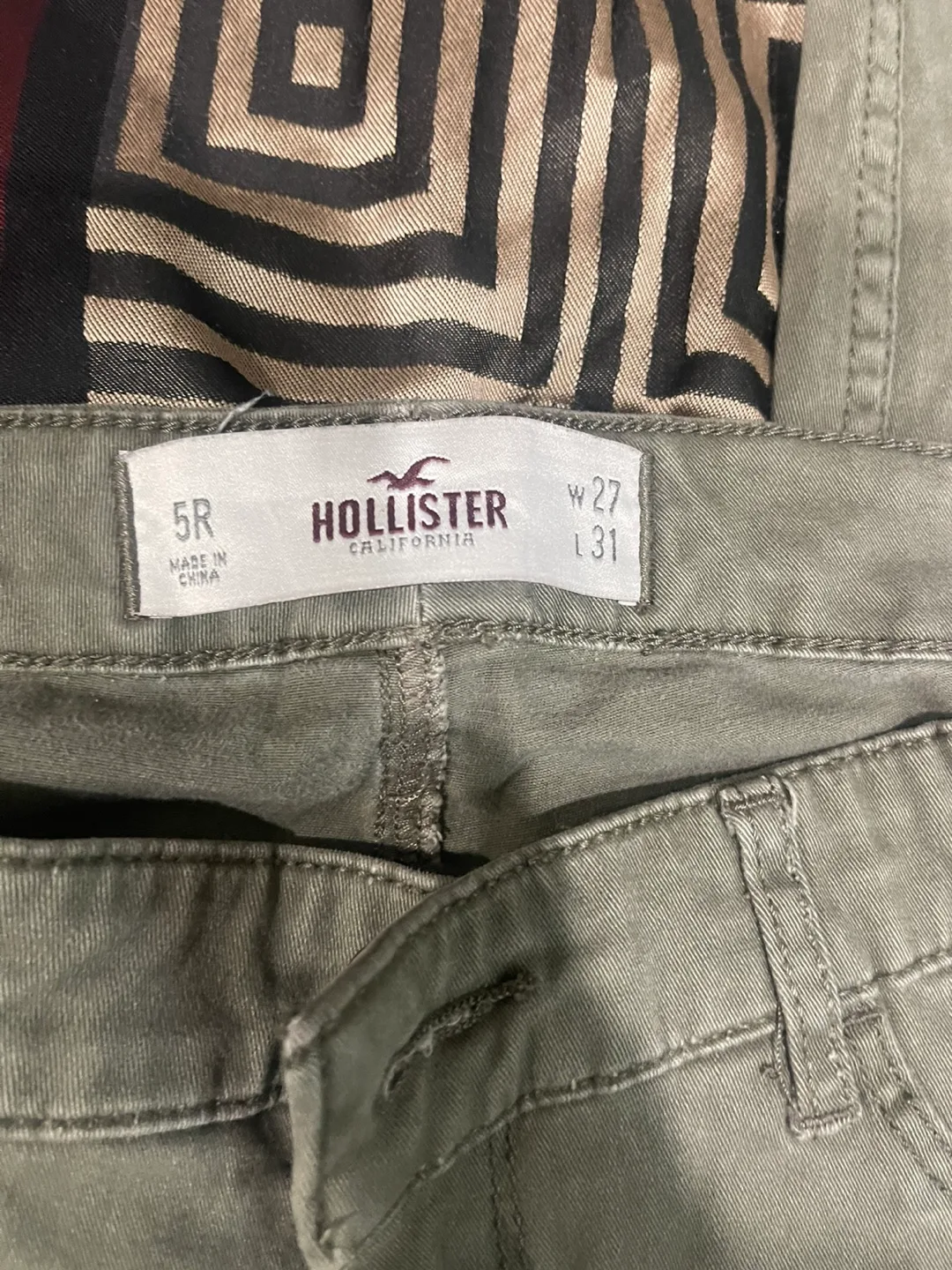 Hollister Green Skinny Jeans Size 5 thumbnail