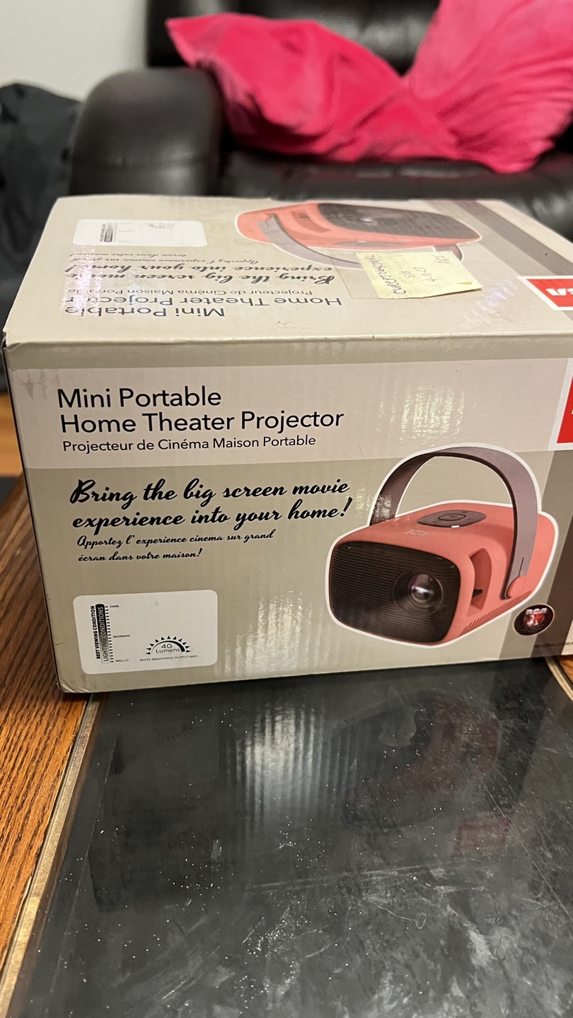 RCA Mini Portable Home Theater Projector - photo 3