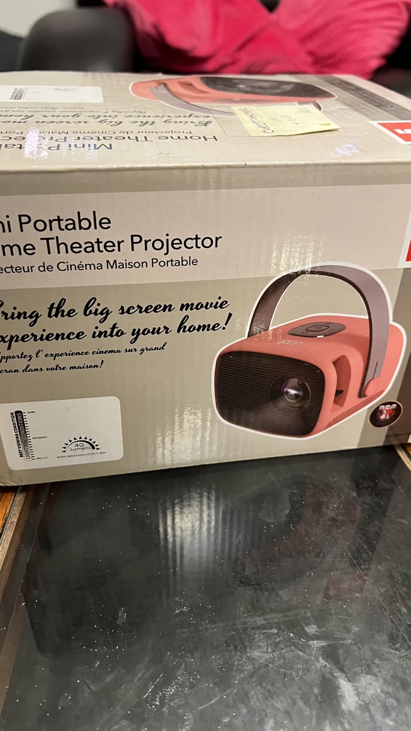 RCA Mini Portable Home Theater Projector - photo 4