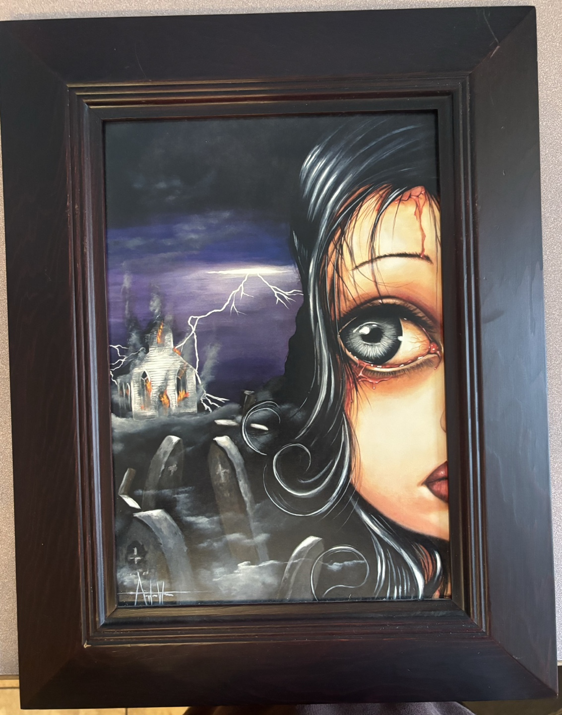 3 Framed Prints by Artist Angelina Wrona - photo 2