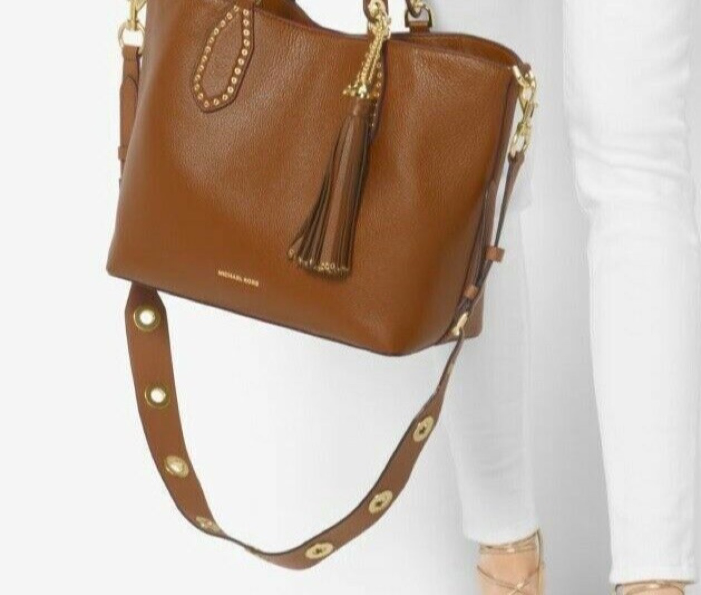 Michael Kors Brooklyn Large Pebbled Leather Satchel - photo 4